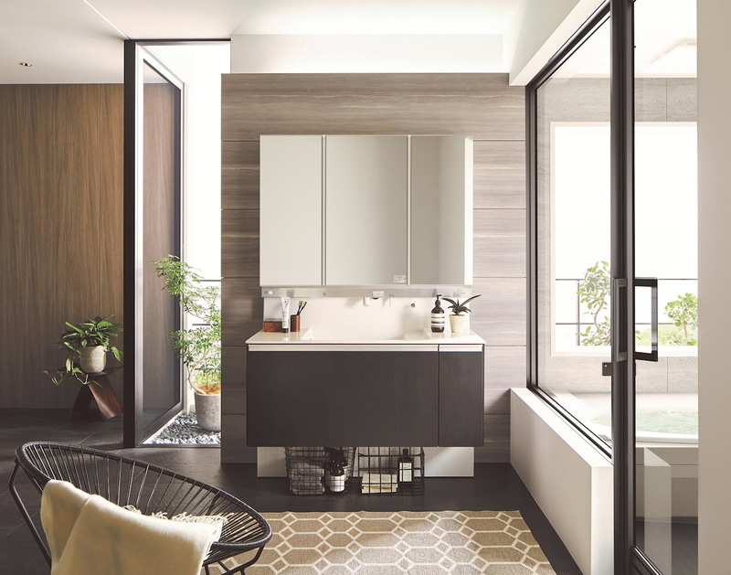 パナソニックの洗面化粧台「ウツクシーズ」