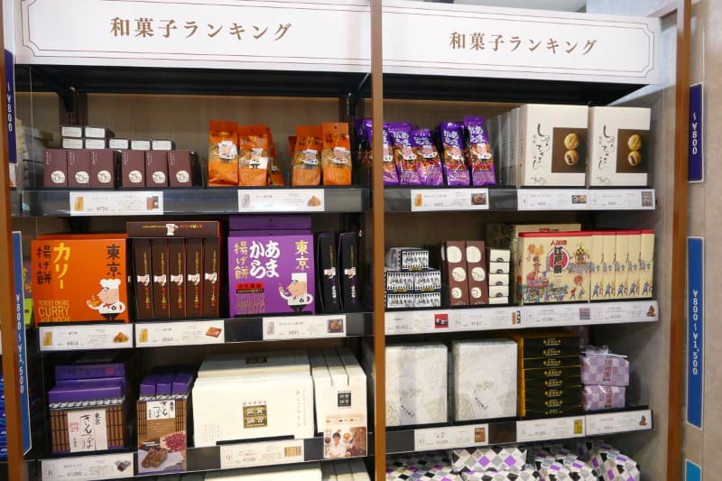 商品のランキングは売り上げを基本としている。数カ月ごとに入れ替える予定