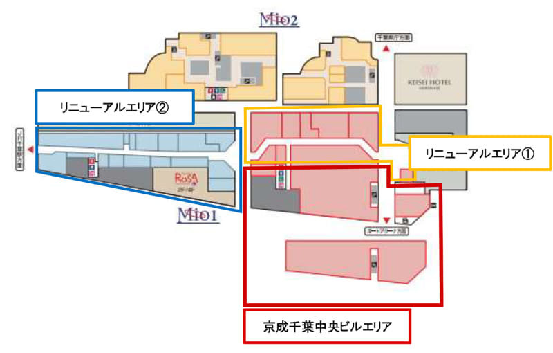 フロアマップ(商業エリア)