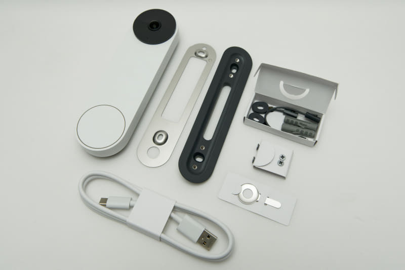 「Nest Doorbell」のパッケージ内容