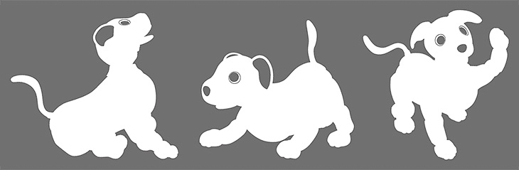 刻印可能なシルエット3種