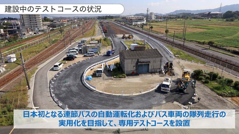 現在のテストコースの状況