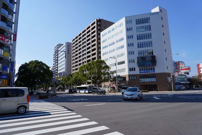 再整備が始まる高千穂通り