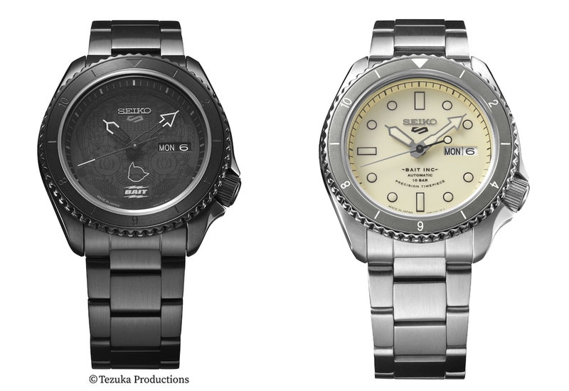 左から、鉄腕アトムをモチーフにしたモデル「SBSA147」、BAIT監修のビンテージデザインのモデル「SBSA145」