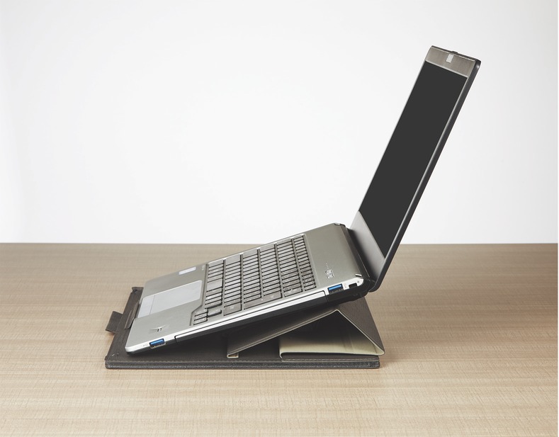 スライドボード付きノートPCスタンド