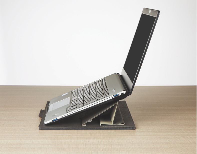 スライドボード付きノートPCスタンド