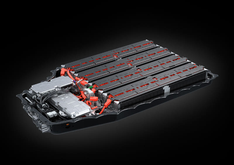 床下に搭載されるバッテリー