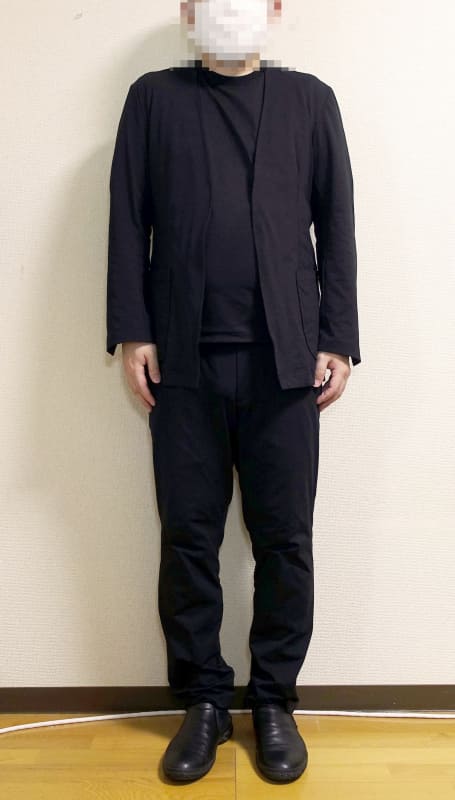 Tシャツでの全体姿