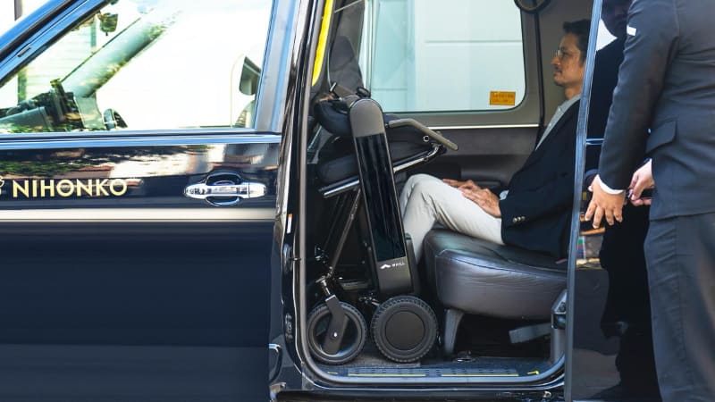 タクシーへの積み込みもより容易になった