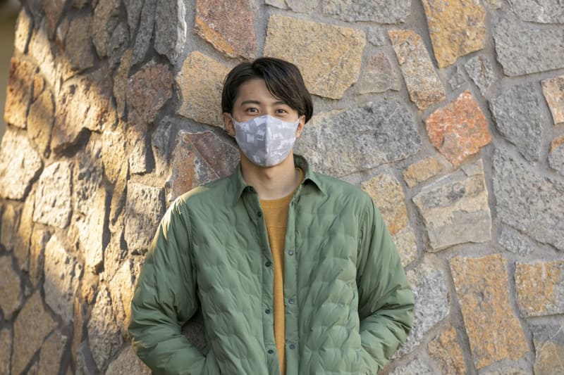 ジオメトリック柄・グレー