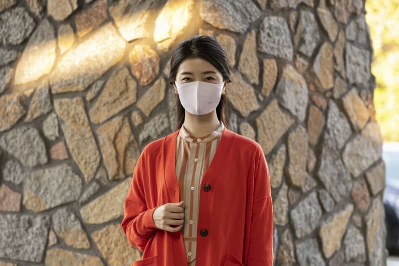 スノーフレーク柄・ライトラベンダー