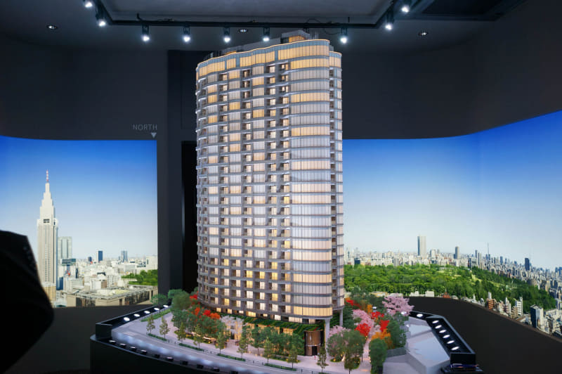 パークコート神宮北参道 ザ タワーの模型