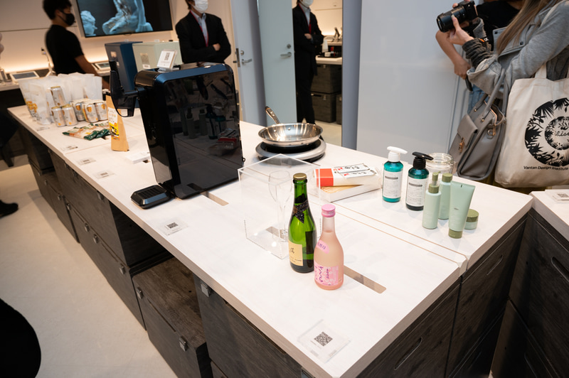 カフェスペースも