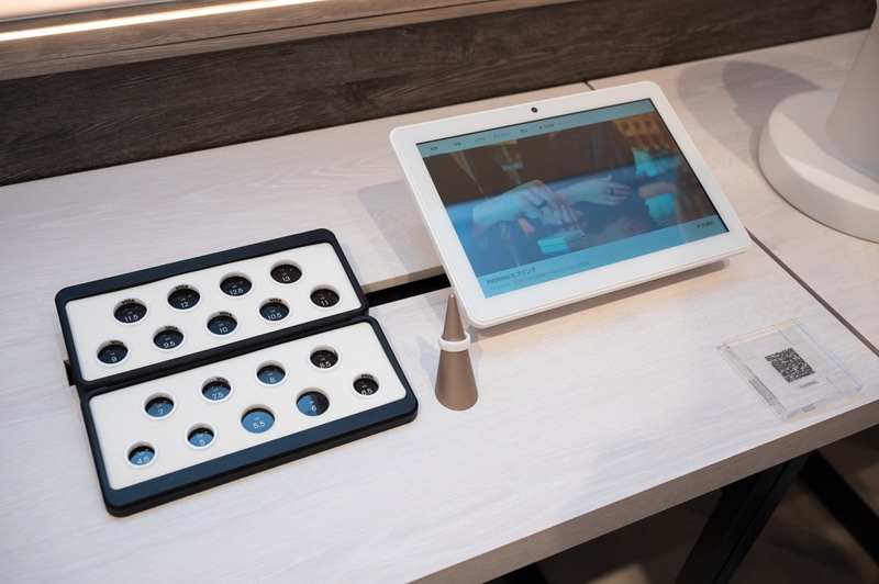 カフェスペースも