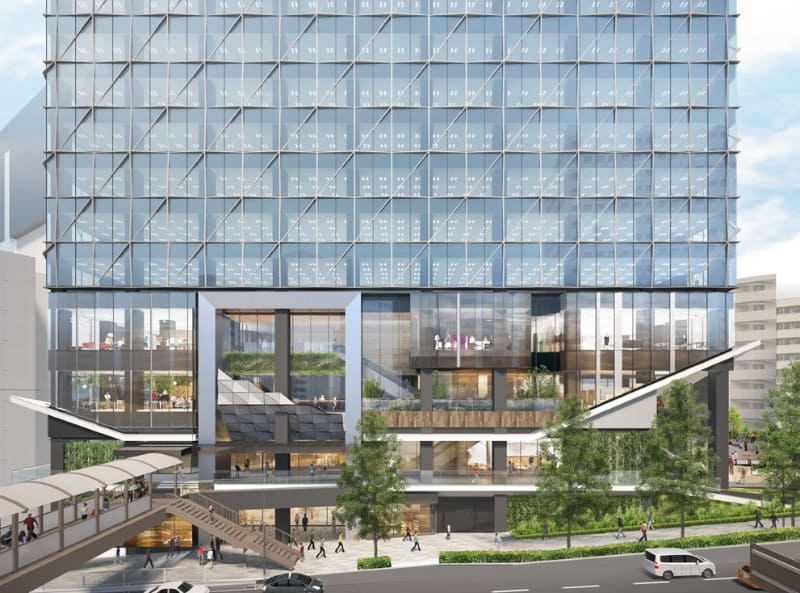 低層部イメージ(青山通り側)