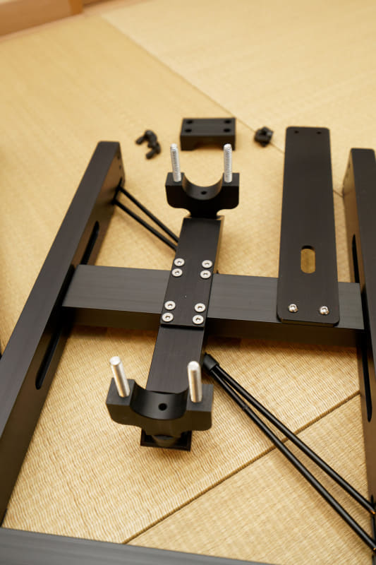 クランプを外す