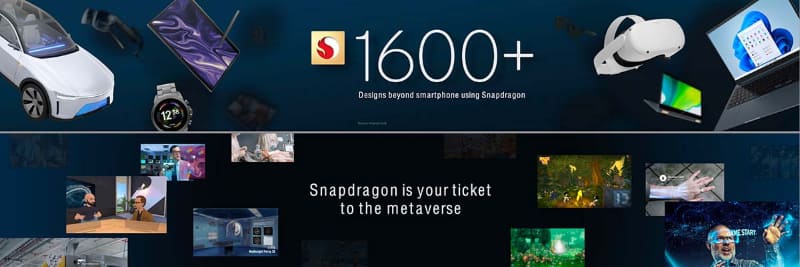 Snapdragonは車からVRまで多彩なデバイスに搭載されているが、特にVR向けは昨今成功がめざましく、「Snapdragon is your ticket to metaverse」とも強調された