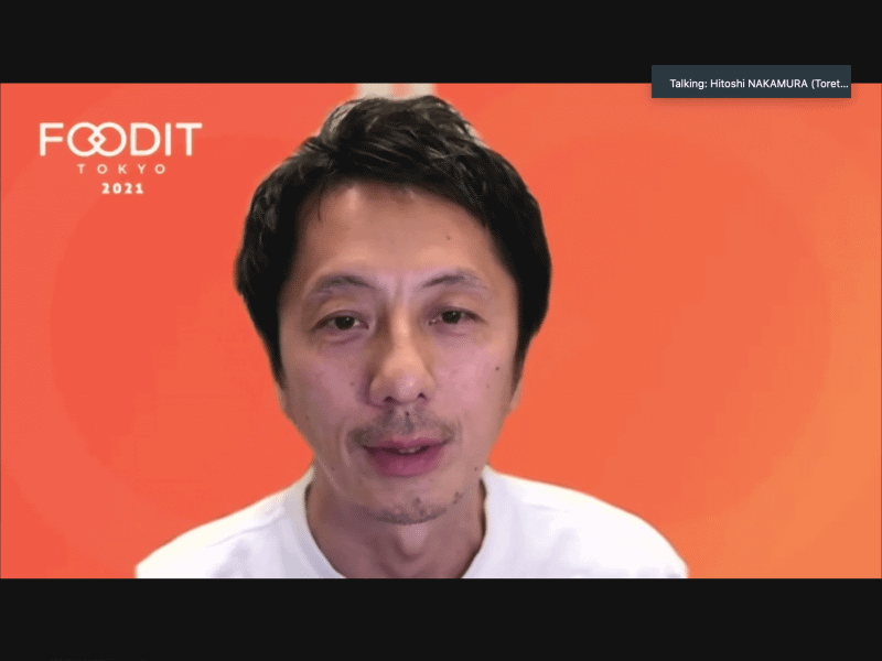 トレタ代表取締役の中村仁氏。中小向けのカジュアルなオーダーシステムを来年2022年春までに提供する計画