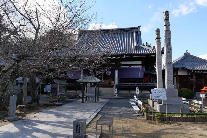 実証実験のスタート地点となった、四国八十八箇所霊場第72番札所の曼荼羅寺