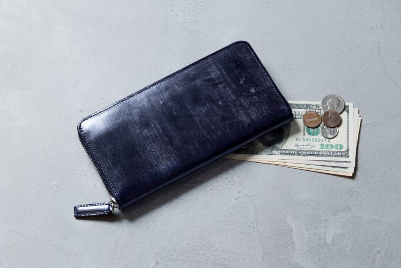 ブライドル ファスナーロングパース