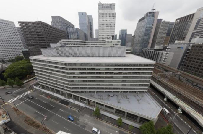 日本ビル 部分解体工事着手前