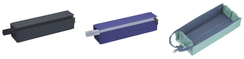 Sサイズのカラーバリエーション。左からアッシュブラック、バイオレットブルー、ペールターコイズ