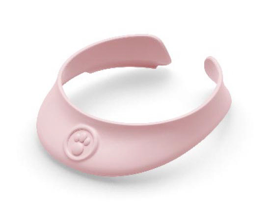 いちごミルク色のaibo首輪