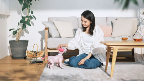 ピンクのaibo「いちごミルク」誕生。専用ダンスも - Impress Watch
