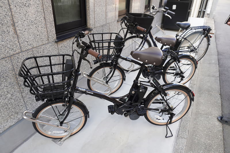 入居者専用のシェアサイクル