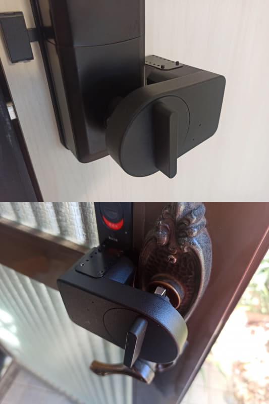 アダプタで高さを調整することで様々な形状のカギに後付けできる