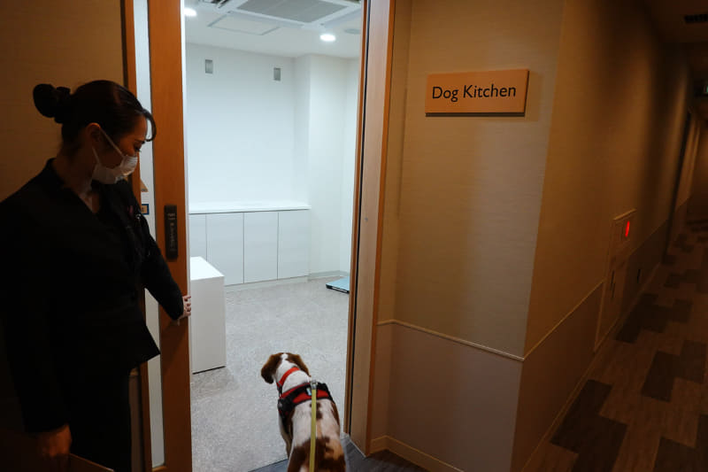 ドッグキッチンでは簡単な調理が可能