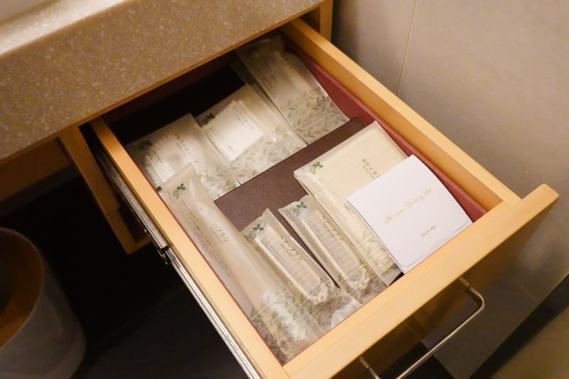 サステナブルな素材を使ったアメニティも充実