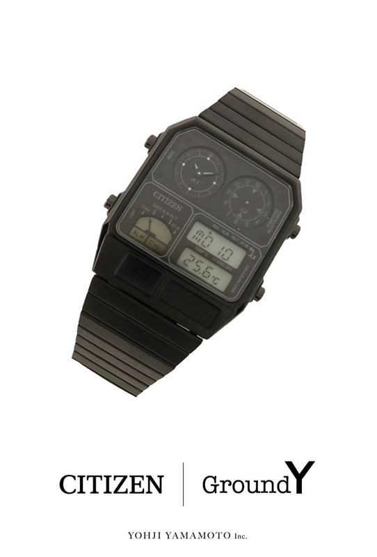 Ground Y “ANA-DIGI TEMP” Limited Silver Collection_black、29,700円