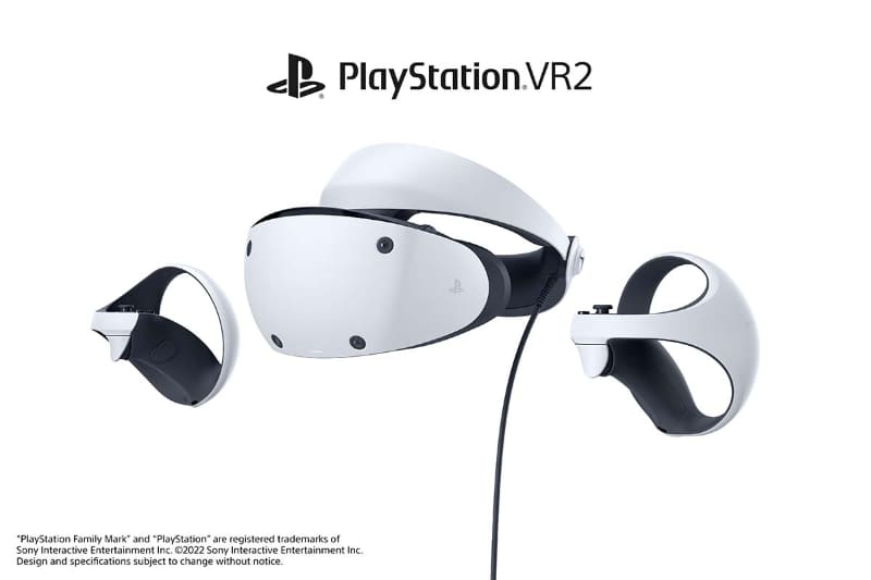 PlayStation VR2。初代PS VRのスタイルを引き継ぎつつ、より洗練したものに変わった