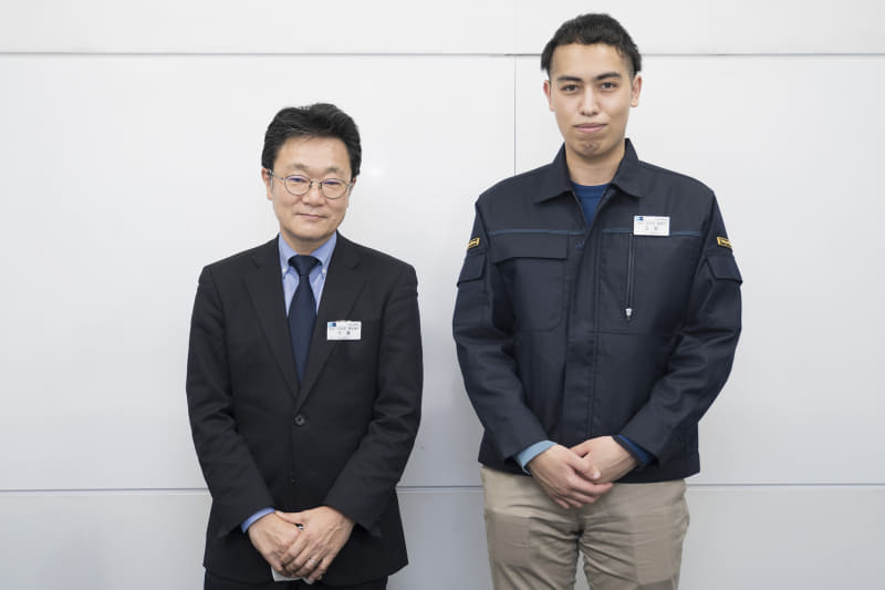 東京地下鉄(東京メトロ) 鉄道本部 安全技術部 防災担当 千葉学さん(左)と玉尾サリームさん(右)