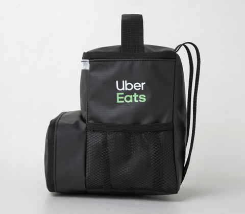 Uber Eats公式配達バッグ（初期モデル・小バッグ付き） 2月7日ローソン限定『Uber Eats 配達用バッグ型2WAY ポーチBOOK