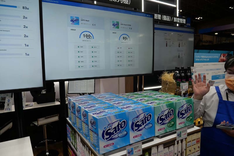 棚ごとに、商品の在庫状況を把握できる