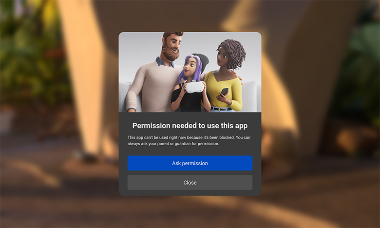 保護者へのリクエスト画面