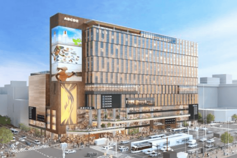 外観イメージ(すすきの交差点北東側より)