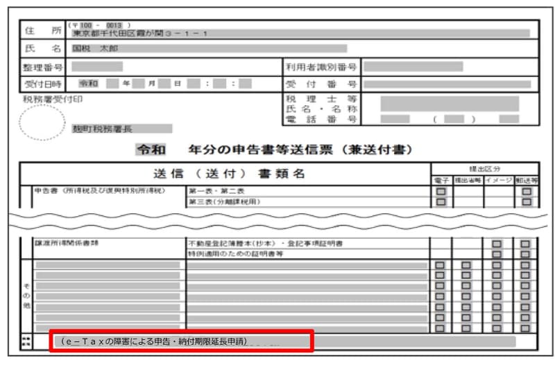 各種会計ソフトを利用してe-taxで提出する場合の入力方法