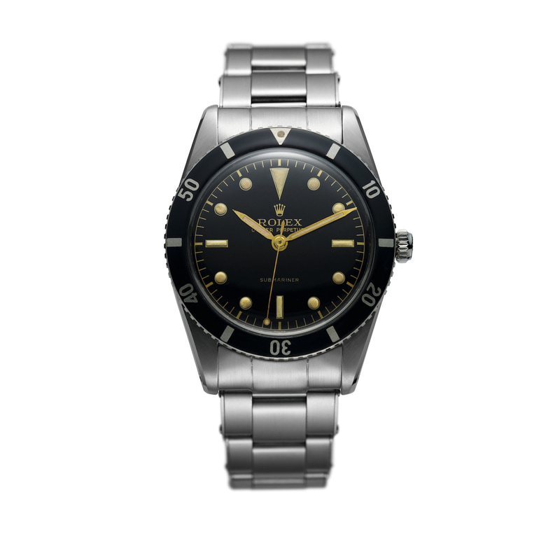 ロレックス 初代サブマリーナー(1953年)、100m防水