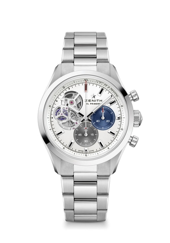 ゼニス、表から内部が見えるクロノグラフ「クロノマスター オープン