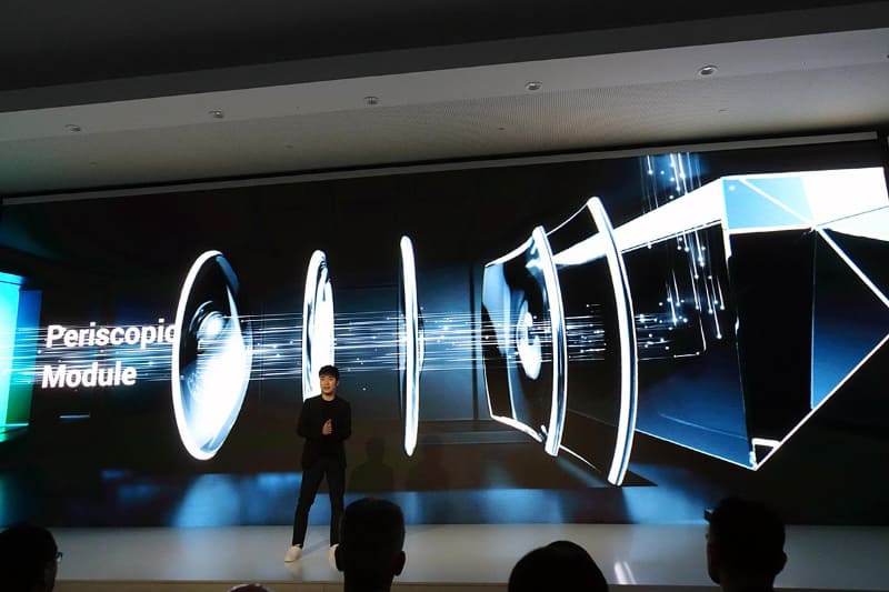 OPPOはペリスコープ型モジュールとそれを使った10倍ズーム技術を19年のMWCで発表