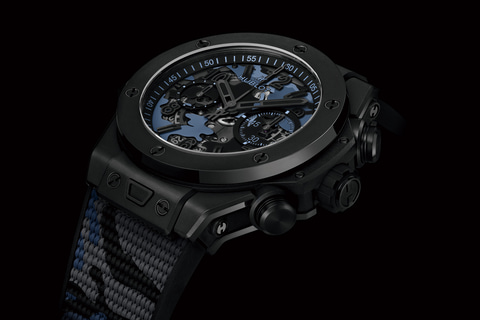 ウブロ ビッグ・バン、日本限定オールブラック ブルーカモ - Impress Watch