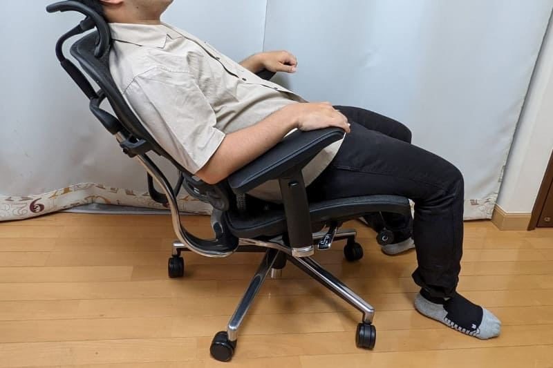 リクライニング時の座り心地がとてもイイ!