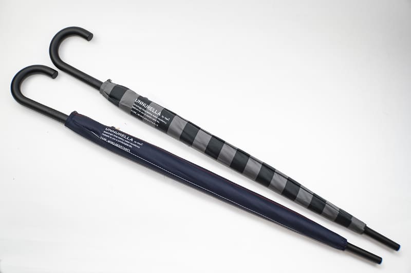 ワールドパーティー ロフト限定 耐風アンヌレラビズ(5,060円)。上からボーダー、ストライプ