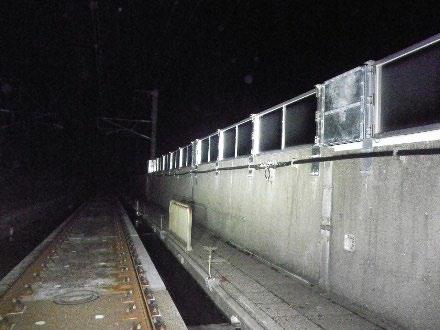 防音壁かさ上げ後