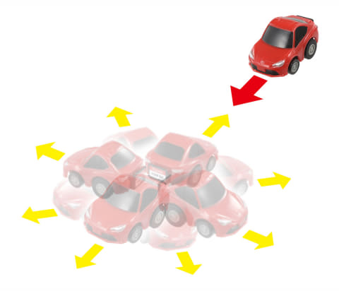 チョロQ」も“EV化” プルバック回数で多彩な走行 - Impress Watch