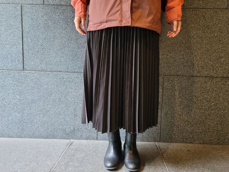 雨の日は撥水スカートを履いておけばなんとかなる