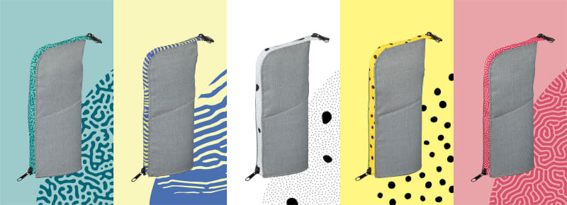 左からブリ、タテジマキンチャクダイ、チンアナゴ、ハコフグ、サンゴ